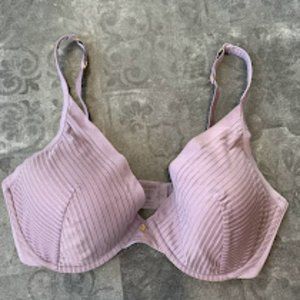 Thirdlove 24/7 Seamless Stripe Plunge Bra 36E